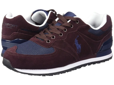 Polo Ralph Lauren - Slaton Pony (oxblood/newport Navy) Men's Lace Up Casual  Shoes | ModeSens