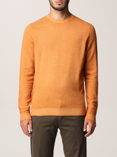 Malo Sweater  Men Color Ocher In Arancio