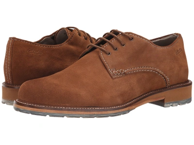 Clarks - Arton Walk (tobacco Suede) Men's Lace Up Casual Shoes | ModeSens