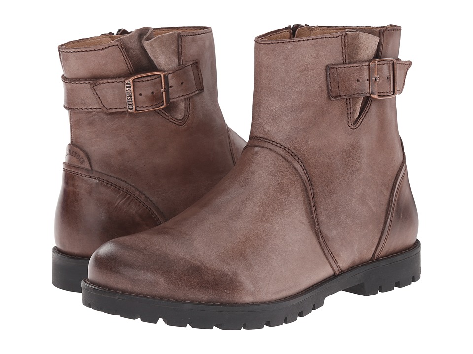Birkenstock - Stowe (dark Brown Leather) Women's Zip Boots | ModeSens