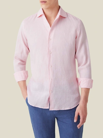 Luca Faloni Light Pink Portofino Linen Shirt