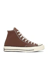 Converse Chuck 70 Recycled Canvas High-top Sneakers In Dark Beetroot/egret/black