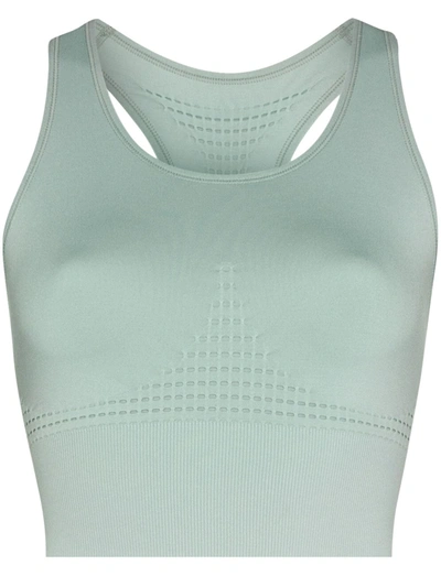 Sweaty Betty Stamina Longline Sports Bra In Blue