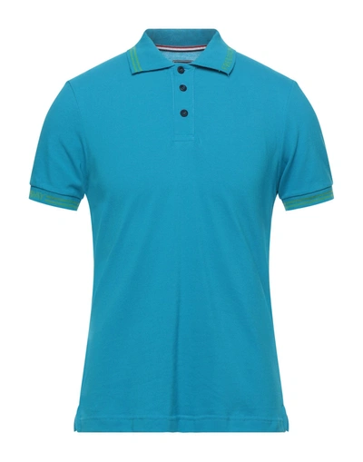Freedomday Polo Shirts In Blue