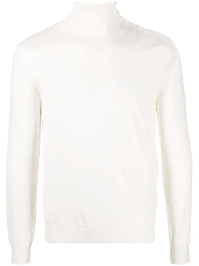 Valentino Roll-neck Virgin Wool Jumper In Nude