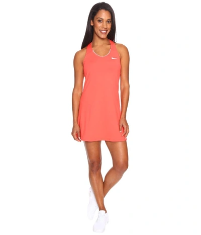 Nike - Court Pure Tennis Dress (ember Glow/white) Women's Dress | ModeSens