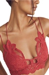 Free People Intimately Fp Adella Longline Bralette In Hibiscus