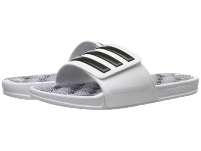 Adidas Originals Adidas Adissage 2.0 Stripe (white/black/white(graphic)) Men's Slide | ModeSens