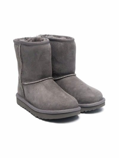 Ugg Kids' Classic Ii Recycled Polyester Boots In Grey
