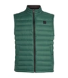 Hugo Boss Packable Down Gilet With Water-repellent Outer In Dark Green
