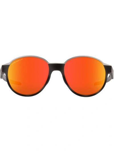 Oakley Coinflip Round-frame Sunglasses In Black