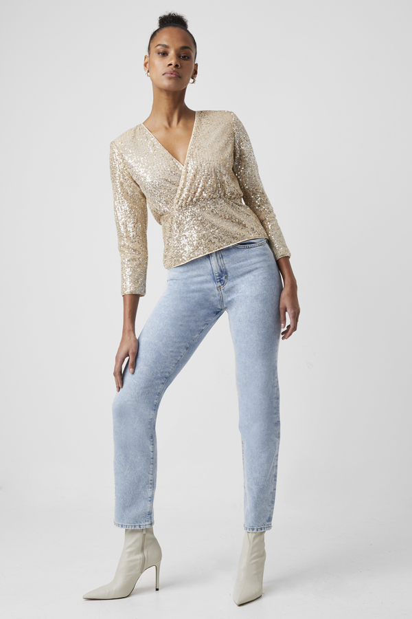 french connection wrap top