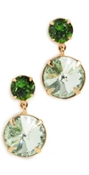 Jennifer Behr Women's Lylah 24k Gold-plated & Crystal Drop Earrings In Fern