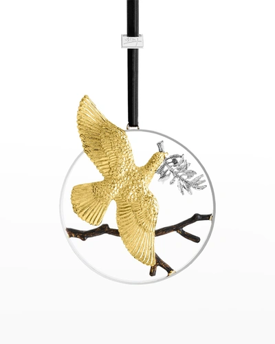 Michael Aram Holiday Dove Of Peace Ornament In Silver- Tone