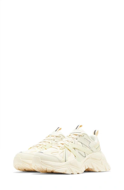 Fila Electrove Chunky Sneaker In White / White / White