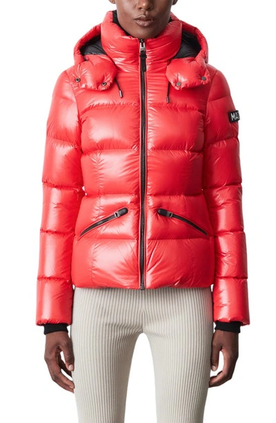 Mackage Madalyn Down Puffer Jacket In Punch