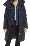 Mackage Shiloh Water Resistant Down Parka In Navy