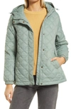 Madewell Addition Quilted Packable Puffer Jacket In Frosted Willow