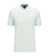 Hugo Boss Regular Fit Polo Shirt In Pima Cotton Piqu In Light Green