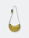 Oryany Rookie Half-moon Leather Crossbody Bag In Leaf Olive