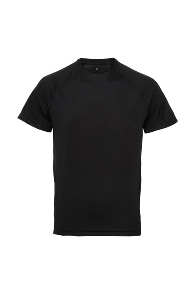 Tridri Tri Dri Mens Panelled Short Sleeve T-shirt (black)