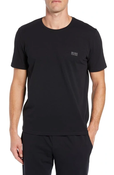 Hugo Boss Mix & Match Cotton Blend T-shirt In Black