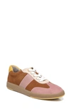 Naturalizer Evin-lace Sneakers Women's Shoes In Tan Coral Leather/suede