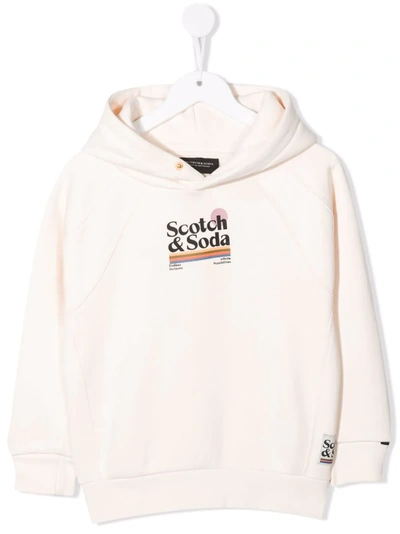 Scotch & Soda Kids Hoodie For Boys In Rosa