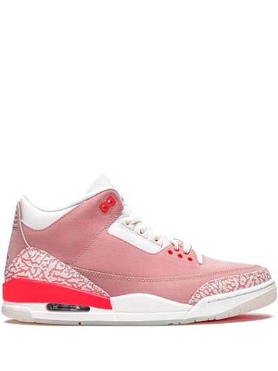 Jordan Air  3 Sneakers In Pink