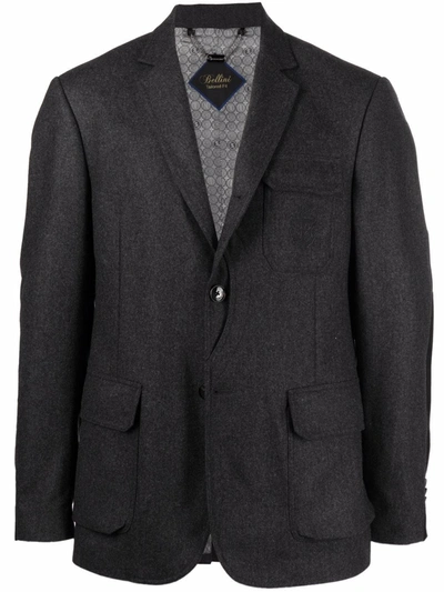 Billionaire Embroidered-logo Tailored Blazer In Grau