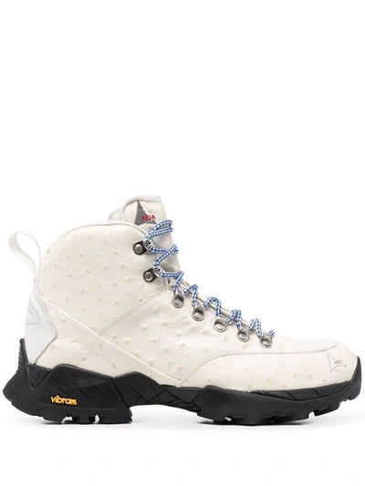 Roa Andreas Ankle-length Hiking Boots In Weiss