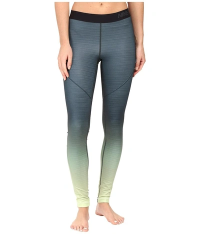 Nike - Pro Hyperwarm Training Tight (barely Volt/seaweed/barely Volt) Women's Workout