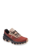 On Cloudventure Waterproof Trail Running Shoe In Ruby/ Magnet