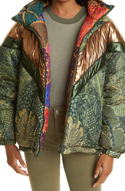 Boom Jacket Leopard & Pistachio - Reversible