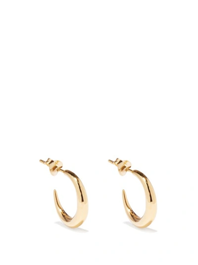 Otiumberg Graduated 14kt Gold-vermeil Hoop Earrings In Yellow Gold