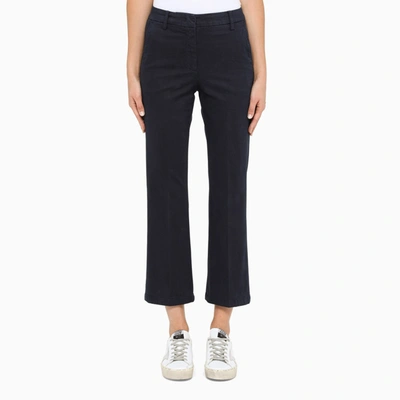 Department Five Navy Jet Regular Trousers In Blue