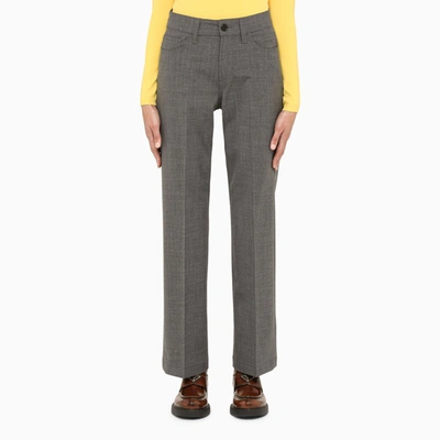 Department Five Grey Regular Trousers