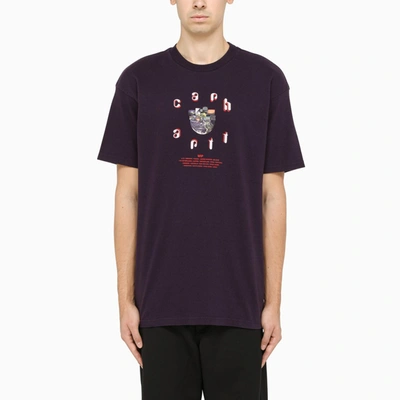 Carhartt Dark Purple T-shirt With Print