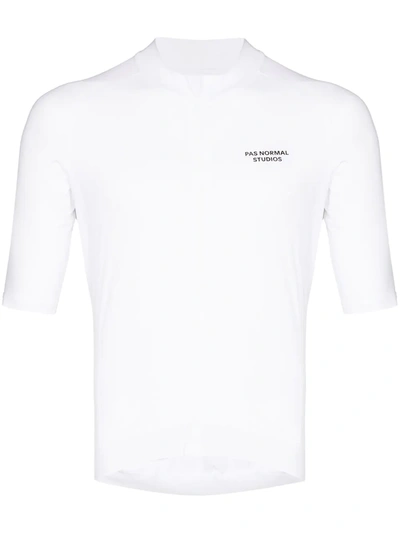 Pas Normal Studios White Essential Cycling Jersey