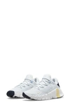 Nike Free Metcon 4 Training Shoe In Pure Platinum/ Gold Coin