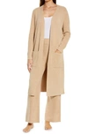 Barefoot Dreamsr Cozychic Lite™ Long Cardigan In Soft Camel