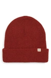 Madewell Recycled Cotton Beanie In Rusted Burgundy