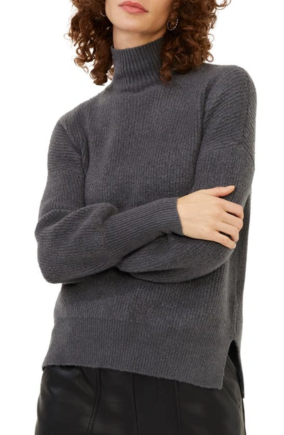 French Connection Orla Ribbed Sweater In Ebano