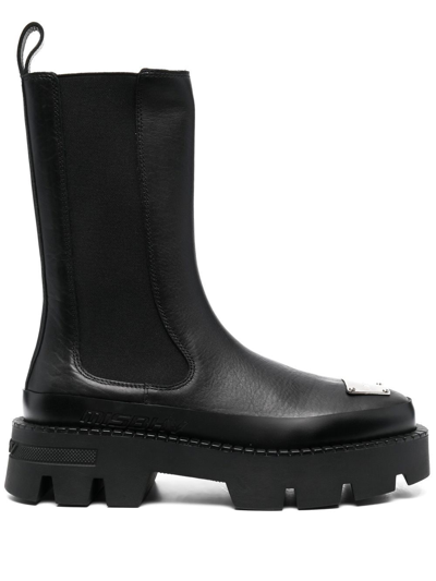 Misbhv The 2000 Leather Chelsea Boots In Black