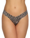 Hanky Panky Leopard-print Lace Low-rise Thong