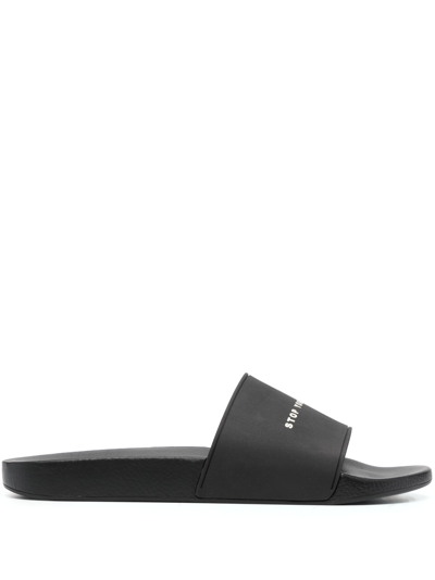 Rick Owens Drkshdw Slide Sandals In Black