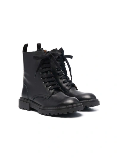 Clarys Lace-up Ankle Boots In 黑色