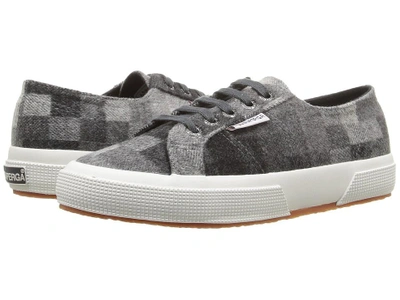 Superga - 2750 Polywoolfanw (black Multi) Women's Lace Up Casual Shoes