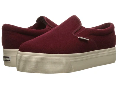 Superga - 2314 Polywoolw (maroon) Women's Lace Up Casual Shoes