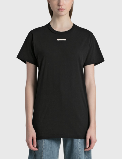 Maison Margiela Jersey T-shirt In Black